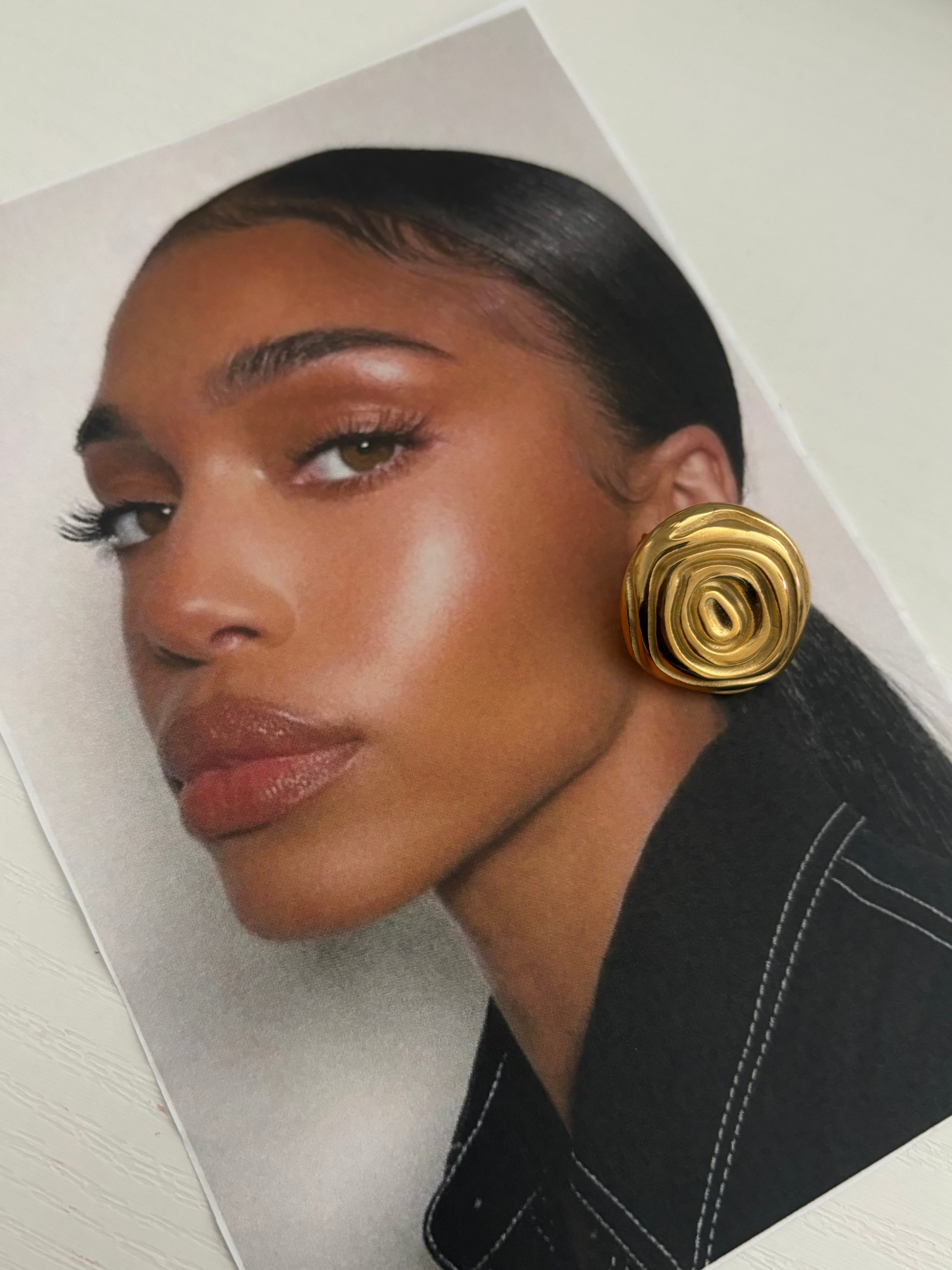 Golden Waves Earrings